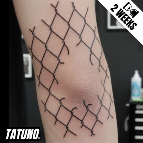 Tatuaż jagua półtrwały siatka ucieczki