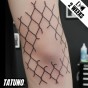 Tatuaż jagua półtrwały siatka ucieczki