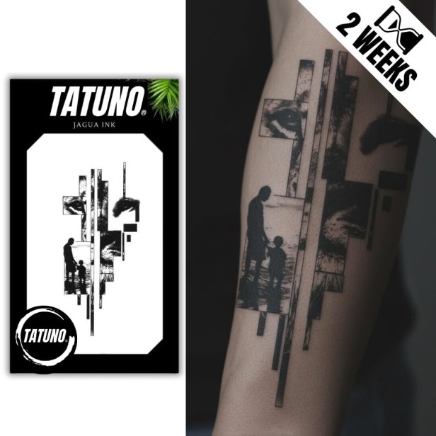 Tatuaż jagua półtrwały w oczach lwa