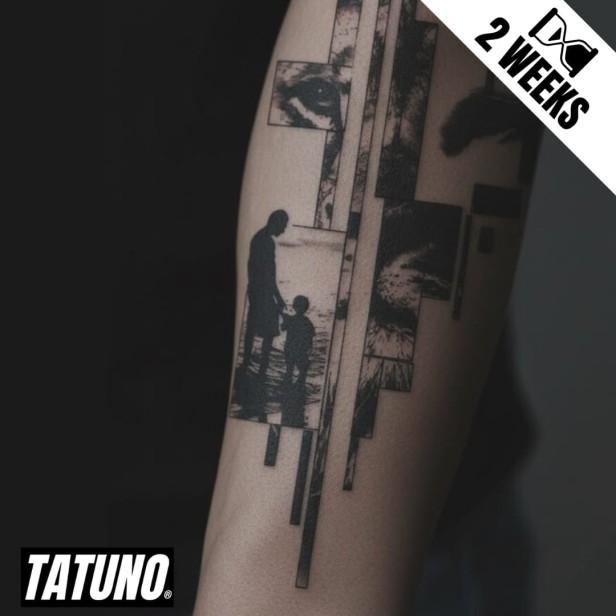 Tatuaż jagua półtrwały w oczach lwa