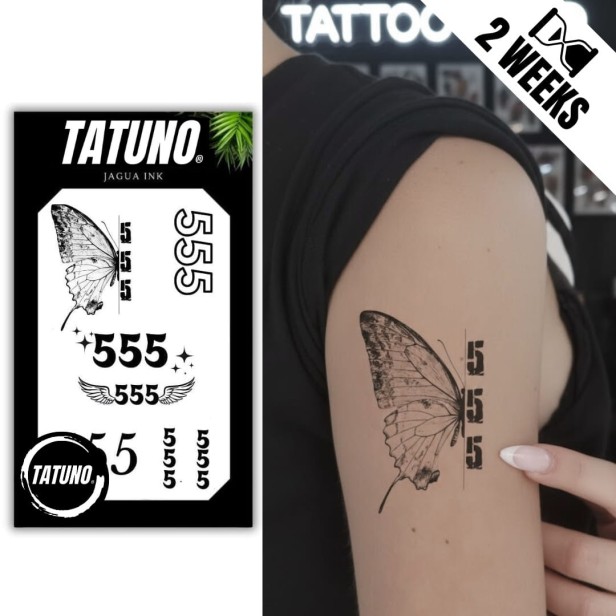 Tatuaż jagua półtrwały czas zmian 555