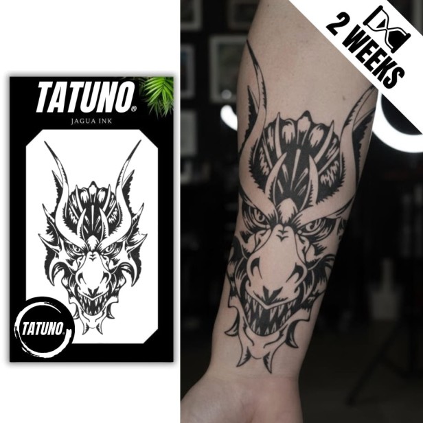 Tatuaż jagua półtrwały strażnik ognia