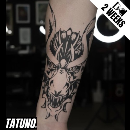 Tatuaż jagua półtrwały strażnik ognia