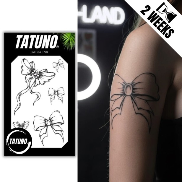 Tatuaż jagua półtrwały wstążki