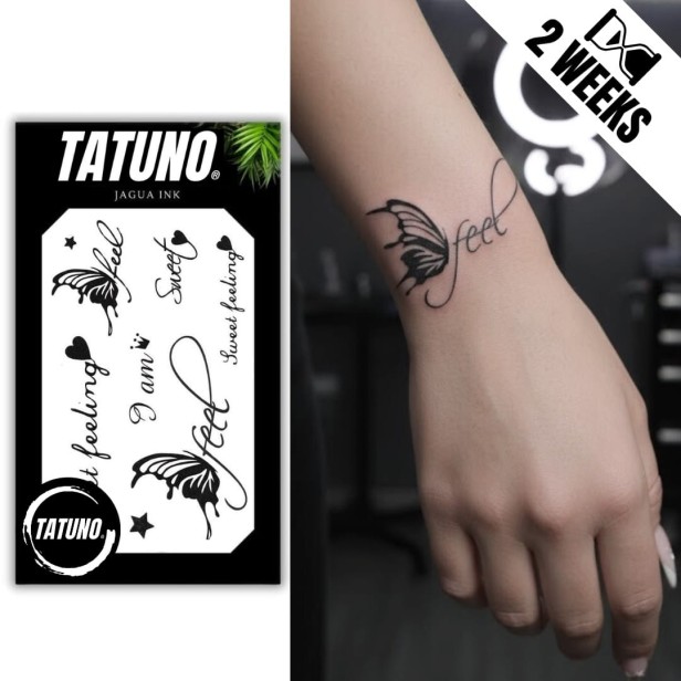 Tatuaż jagua półtrwały sweet feeling motyle