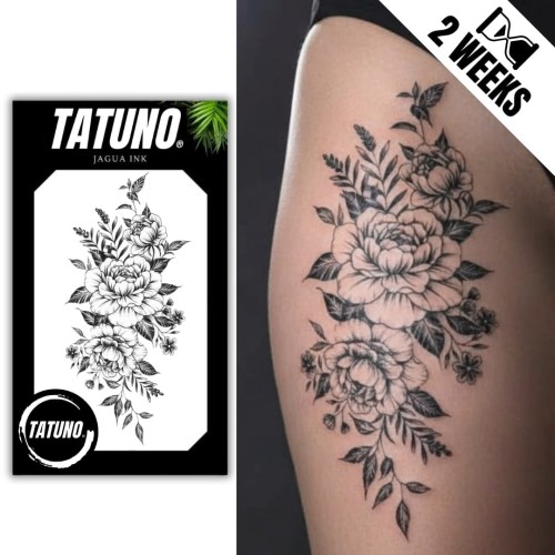 Tatuaż jagua półtrwały królestwo kamelii