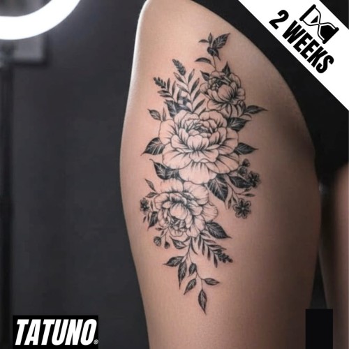 Tatuaż jagua półtrwały królestwo kamelii