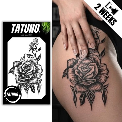 Tatuaż jagua półtrwały pąk wiecznej miłości