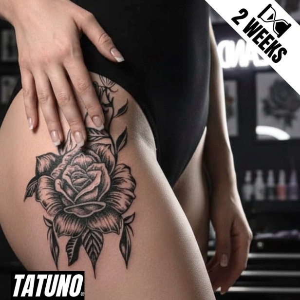 Tatuaż jagua półtrwały pąk wiecznej miłości