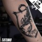 Tatuaż jagua półtrwały zodiakalny skorpion