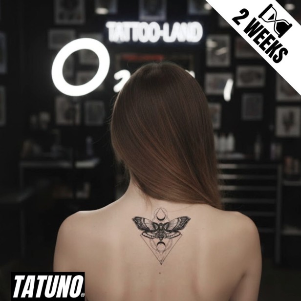 Tatuaż jagua półtrwały motyle ćmy geometryczne