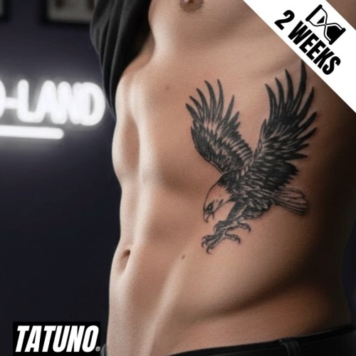 Tatuaż jagua półtrwały orzeł