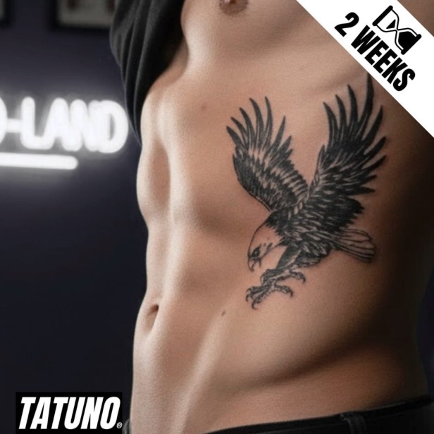 Tatuaż jagua półtrwały orzeł