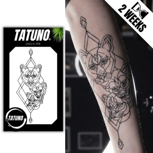 Tatuaż jagua półtrwały rodzinne więzi pumy