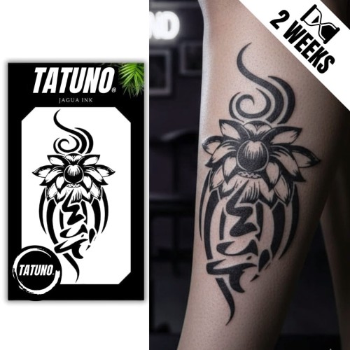 Tatuaż jagua półtrwały tygrysia orchidea
