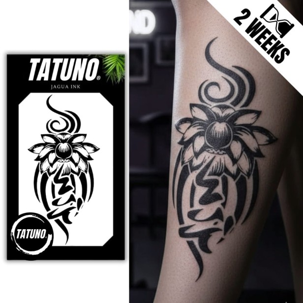 Tatuaż jagua półtrwały tygrysia orchidea