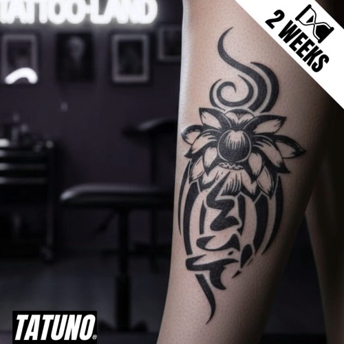 Tatuaż jagua półtrwały tygrysia orchidea