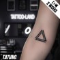 Tatuaż jagua półtrwały trójkąty geometria