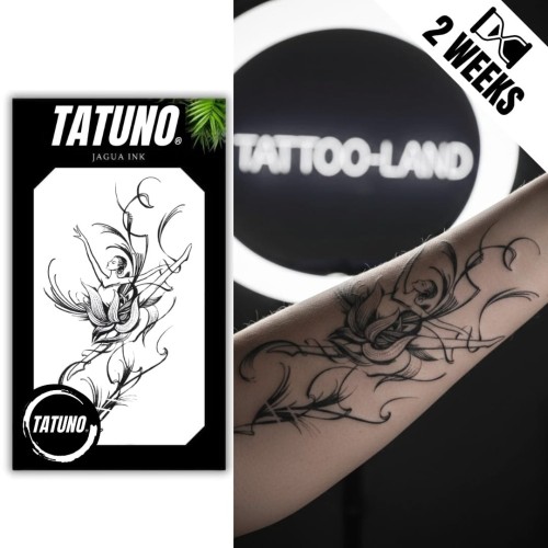 Tatuaż jagua półtrwały baletnica