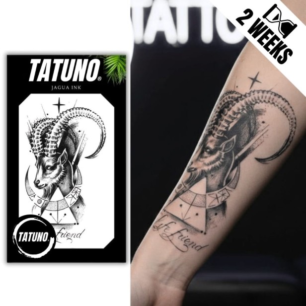 Tatuaż jagua półtrwały kozi róg mocy life friend