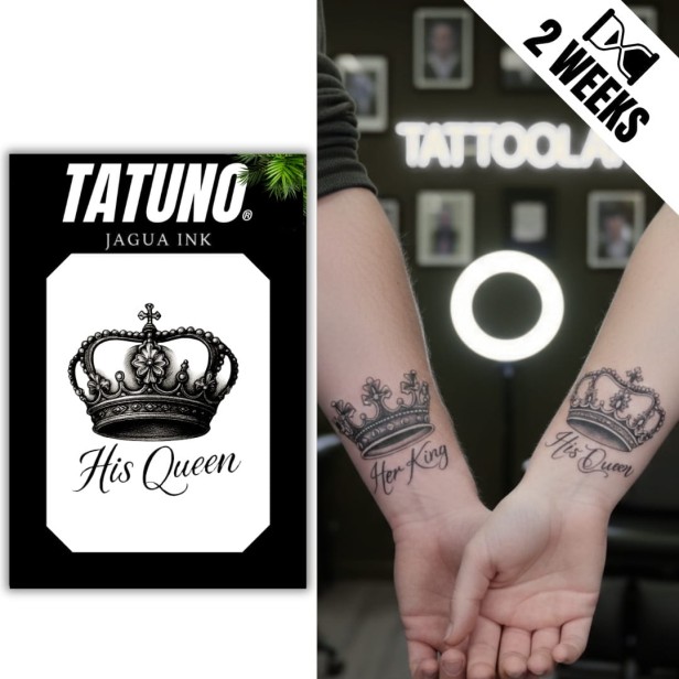 Tatuaż jagua półtrwały his queen