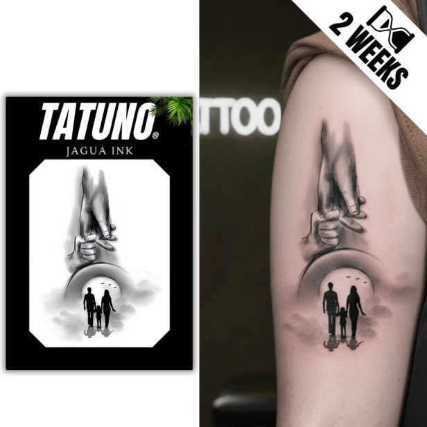 Tatuaż jagua półtrwały każdy krok razem