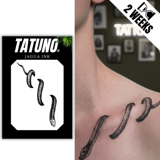 Tatuaż jagua półtrwały wąż