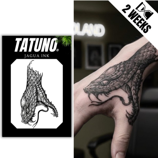 Tatuaż jagua półtrwały kobra