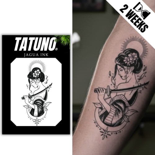 Tatuaż jagua półtrwały sanurajska muza