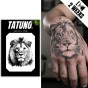 Tatuaż jagua półtrwały lew