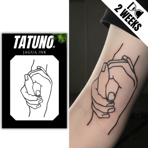 Tatuaż jagua półtrwały trzymanie dłoni