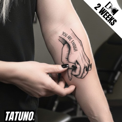 Tatuaż jagua półtrwały you are enough