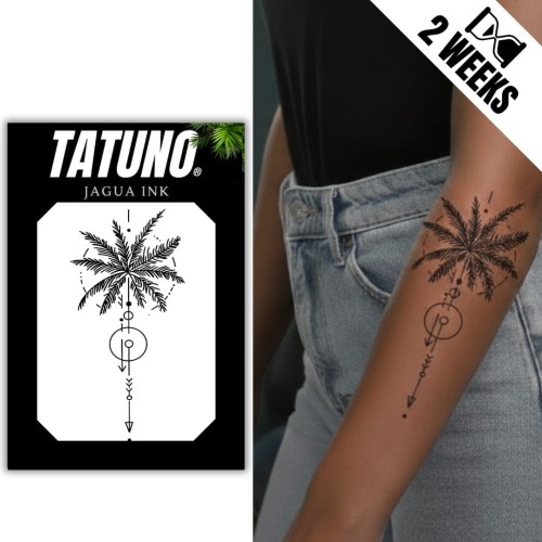 Tatuaż jagua półtrwały palma & symbole