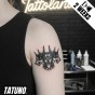 Tatuaż jagua półtrwały trzygłowy strażnik