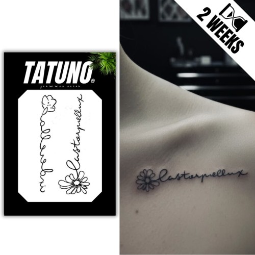 Tatuaż jagua półtrwały Castarepellux zaklęcie ochrony