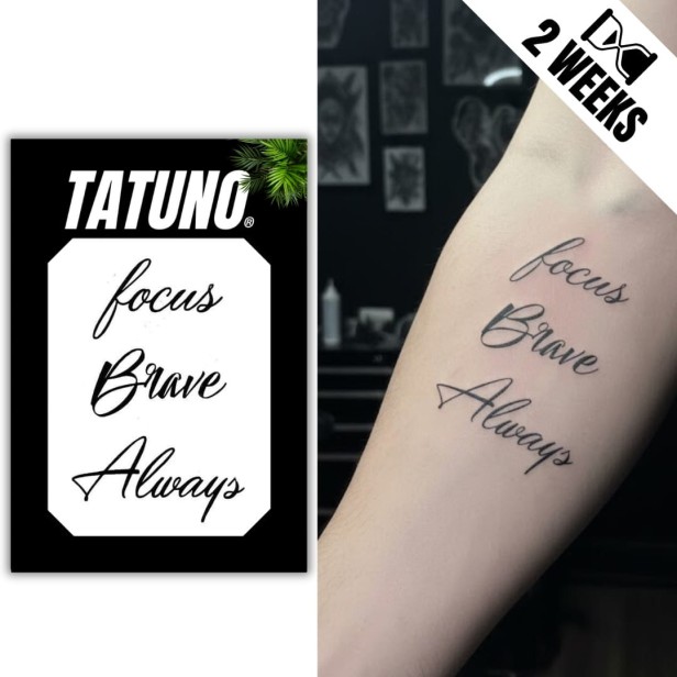 Tatuaż jagua półtrwały focus brave always