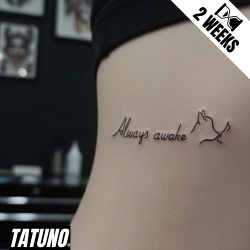 Tatuaż jagua półtrwały always awake