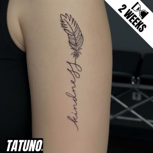 Tatuaż jagua półtrwały kindness happiness strength