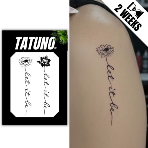 Tatuaż jagua półtrwały let it be