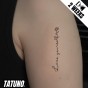 Tatuaż jagua półtrwały kochaj siebie