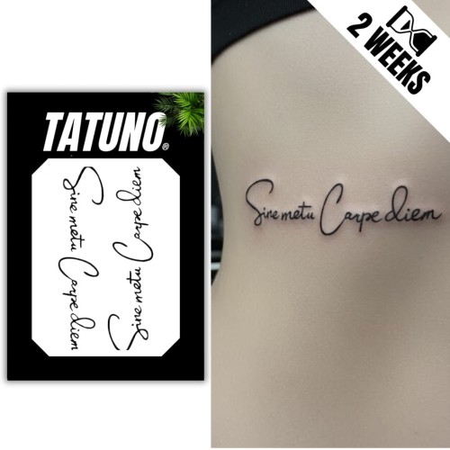 Tatuaż jagua półtrwały bez strachu chwytaj dzień