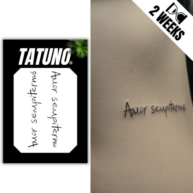 Tatuaż jagua półtrwały wieczna miłość