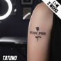 Tatuaż jagua półtrwały miss you róże