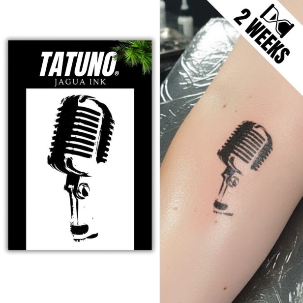 Tatuaż jagua półtrwały mikrofon