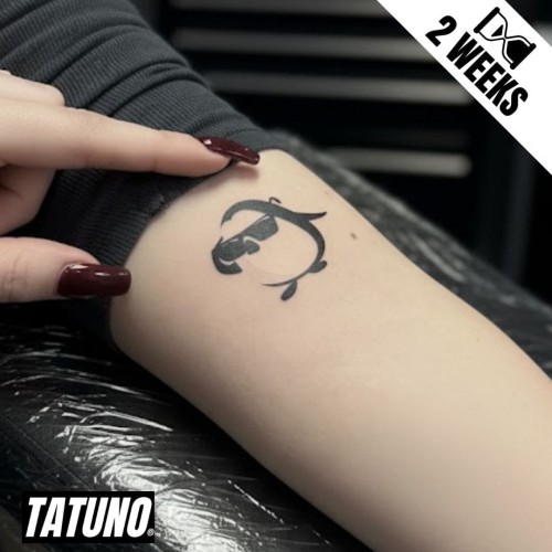 Tatuaż jagua półtrwały pingwin