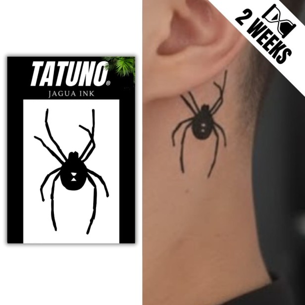 Tatuaż jagua półtrwały czarna wdowa pająk