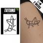 Tatuaż jagua półtrwały konik polny