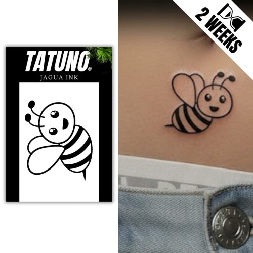 Tatuaż jagua półtrwały pszczoła