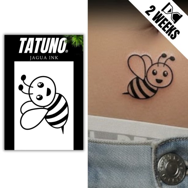 Tatuaż jagua półtrwały pszczoła