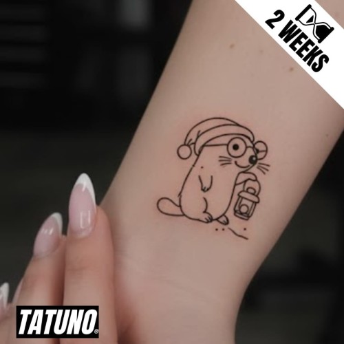 Tatuaż jagua półtrwały kret